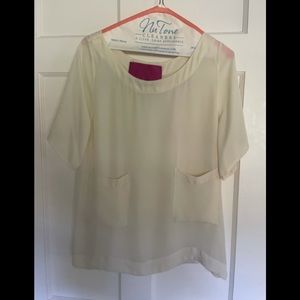Heidi Merrick silk tunic blouse